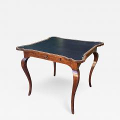  Minton Spidell 19c Style Minton Spidell French Country Leather Top Game Table - 2791193