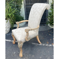  Minton Spidell Minton Spidell 18th C Style Carved Italian Arm Chair - 2806728
