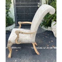  Minton Spidell Minton Spidell 18th C Style Carved Italian Arm Chair - 2806747