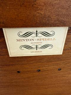  Minton Spidell Pair of Minton Spidell 3 Drawer Marble Top Antiqued Commodes - 4489086