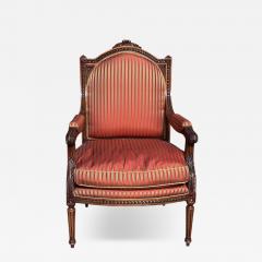  Minton Spidell Regency Style Minton Spidell Mahogany Fauteuil Arm Chair W Down Cushion 1 of 2 - 4383628