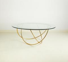  Misaya Brass Sculpted Coffee Table Gold Basket Misaya - 1314367