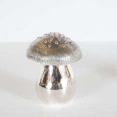  Missiaglia Handcrafted Sterling Silver Mushroom Salt Shaker and Pepper Mill by Missiaglia - 1561015