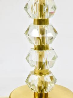  Missoni Missoni x Bakalowits Brass Table Lamp with Huge Faceted Diamonds Austria 1970s - 4064727