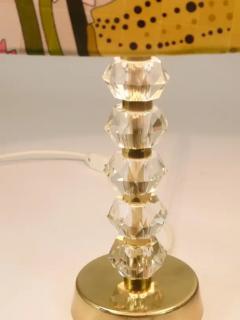  Missoni Missoni x Bakalowits Brass Table Lamp with Huge Faceted Diamonds Austria 1970s - 4064855