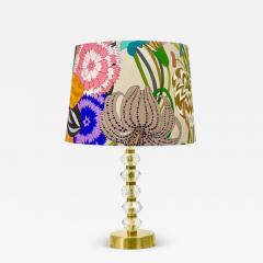  Missoni Missoni x Bakalowits Brass Table Lamp with Huge Faceted Diamonds Austria 1970s - 4065597