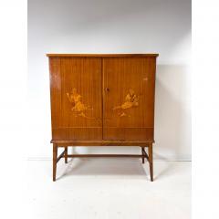  Mj lby Intarsia 1940 s Swedish Cabinet - 4662714