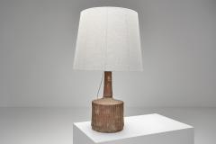  Mobach Earth Toned Ceramic Table Lamp by Mobach The Netherlands 1960s - 4590210