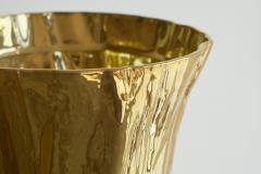  Mobach Kasper Mobach Pair of Golden Luster Glazed Studio Pottery Vases 1990s - 4582465