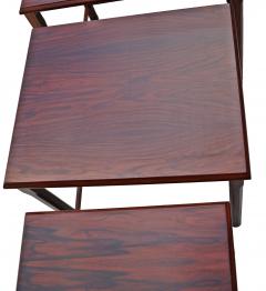  Mobelfabrikken Toften Danish Modern Rosewood Nesting E W Bach Toften Stacking Side End Accent Tables - 1789167
