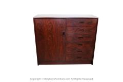  Mobican Furniture Vintage Mid Century Canadian Rosewood Tall Dresser - 2980003