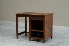  Mobilier AVEA Mobilier AVEA Writing Desk in Solid Oak Belgium 1930s - 4394663