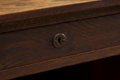  Mobilier AVEA Mobilier AVEA Writing Desk in Solid Oak Belgium 1930s - 4394679