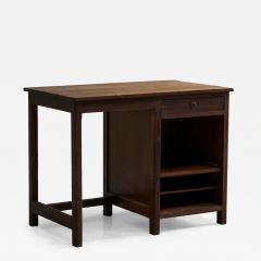  Mobilier AVEA Mobilier AVEA Writing Desk in Solid Oak Belgium 1930s - 4396849