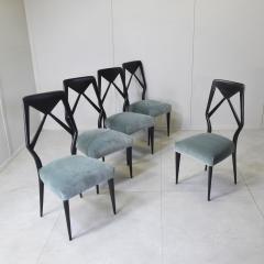  Mobilificio Dassi Dassi set of five chairs 1950s - 4527215