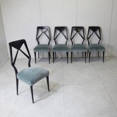  Mobilificio Dassi Dassi set of five chairs 1950s - 4527218