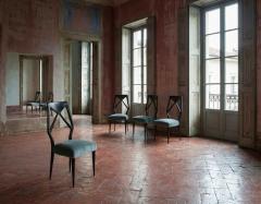  Mobilificio Dassi Dassi set of five chairs 1950s - 4528167