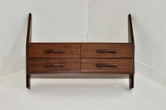  Mobilificio Dassi Mahogany Wall Hang Console by Dassi Mobilificio 1960 Italy - 3606642