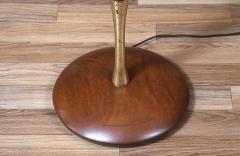  Modeline California Modern Brass Korina Wood Floor Lamp by Modeline - 3937421