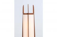  Modeline California Modern Sculpted Walnut Floor Lamp by Modeline - 2352262