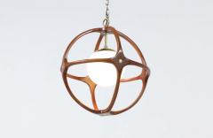  Modeline Mid Century Sculpted Sphere Pendant Chandelier by Modeline - 2304360