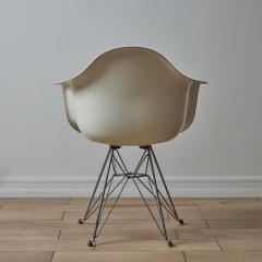  Modernica Modernica Case Study White Fiberglass Arm Shell Chair with Chrome Eiffel Base - 3244344