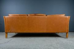  Mogens Hansen Mogens Hansen 3 Seat Cognac Leather Sofa Danish Design - 2200773