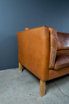  Mogens Hansen Mogens Hansen 3 Seat Cognac Leather Sofa Danish Design - 2200774
