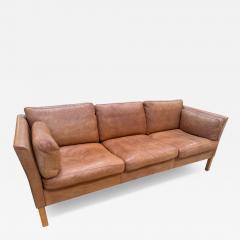  Mogens Hansen Three Seat Leather Sofas in Original Leather by Mogens Hansen - 4574727