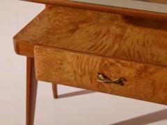  Molteni Consonni Molteni night stands in walnut and walnut burl Italy 1950s - 4013039