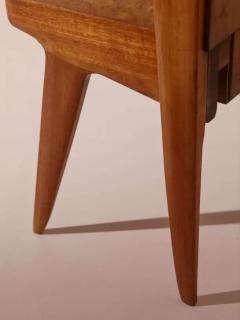  Molteni Consonni Molteni night stands in walnut and walnut burl Italy 1950s - 4013051