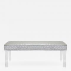  Montage Prism Bench in Sharkskin Motif Leather by Montage - 897887