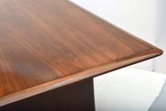  Monteverdi Young Fine American Modern Dark Walnut Executive Desk Custom Made by Monteverdi Young - 4654918