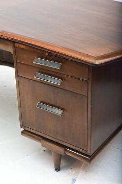  Monteverdi Young Fine American Modern Dark Walnut Executive Desk Custom Made by Monteverdi Young - 4654920