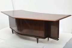  Monteverdi Young Fine American Modern Dark Walnut Executive Desk Custom Made by Monteverdi Young - 4654921