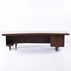  Monteverdi Young Monteverdi Young Signature Line Mid Century Walnut Boomerang Desk - 4119720