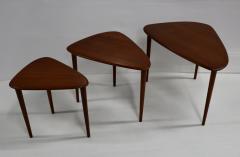  Moreddi 1970s Modernist Guitar Teak Nesting Tables By Moreddi - 2905046