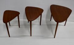  Moreddi 1970s Modernist Guitar Teak Nesting Tables By Moreddi - 2905050