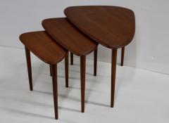  Moreddi 1970s Modernist Guitar Teak Nesting Tables By Moreddi - 2905052