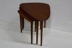  Moreddi 1970s Modernist Guitar Teak Nesting Tables By Moreddi - 2905055