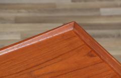  Moreddi Danish Modern Teak Side Table w Magazine Cane Shelf by Moreddi - 4183740