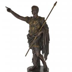  Morelli e Rinaldi Bronze figure of Augustus after Roman period original - 2093644