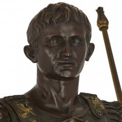  Morelli e Rinaldi Bronze figure of Augustus after Roman period original - 2093647