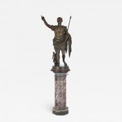  Morelli e Rinaldi Bronze figure of Augustus after Roman period original - 2095072