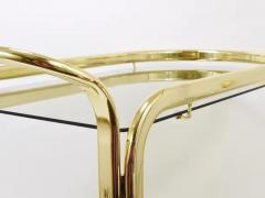  Morex Italian Golden Morex Italy Hollywood Regency Mirror Bar Cart Drinks Trolley 1970s - 4066528