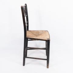  Morris Co Attributed to Philip Webb Aesthetic Movement original rush seat Sussex chair - 4192065