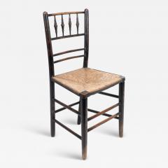  Morris Co Attributed to Philip Webb Aesthetic Movement original rush seat Sussex chair - 4233066
