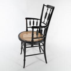  Morris Co Morris Co An Aesthetic Movement Cane Seated Armchair - 4185748
