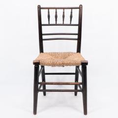  Morris Co Morris Co Phillip Webb Attri Aesthetic Movement rush seat Sussex side chair - 4192214