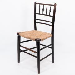  Morris Co Morris Co Phillip Webb Attri Aesthetic Movement rush seat Sussex side chair - 4192215